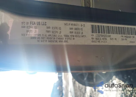 2016 Dodge Dart Sxt z USA, uszkodzony, nr VIN 1C3CDFBB4GD531602